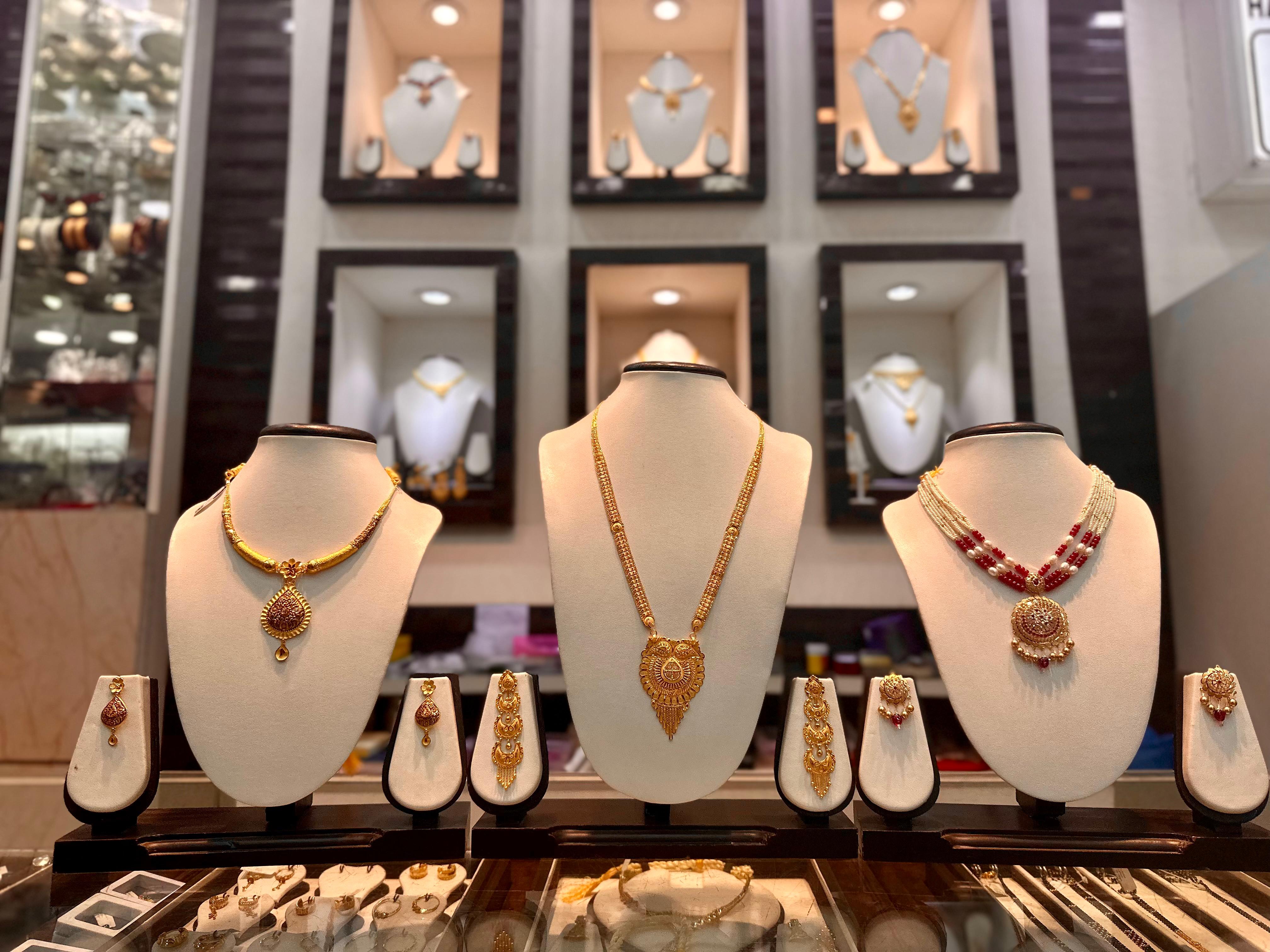 Diamond jewellery collection at Sri Mahalaxmi Jewellers